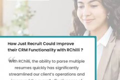 How Just Recruit Could Improve their CRM Functionality with RChilli?